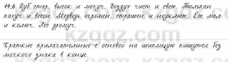 Русский язык и литература Жанпейс 6 класс 2018 Урок 14.6