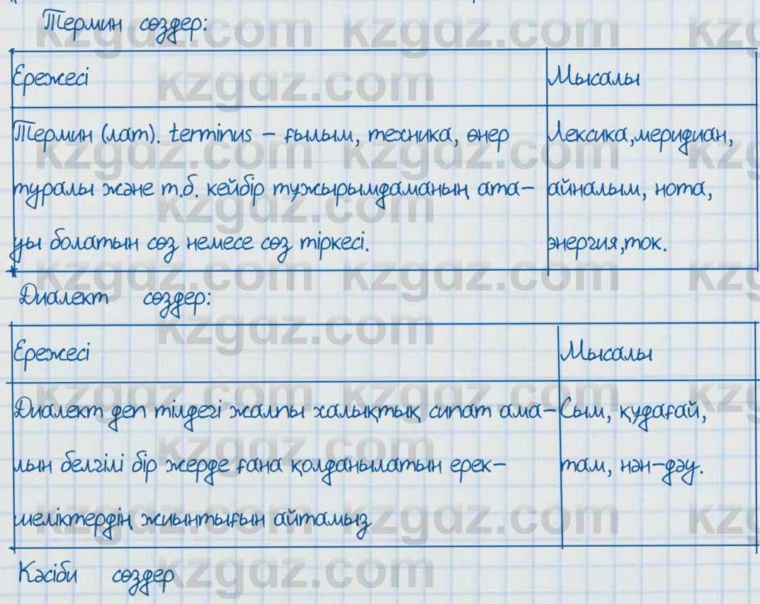 Қазақ тілі Әрінова 6 класс 2018  Упражнение 12